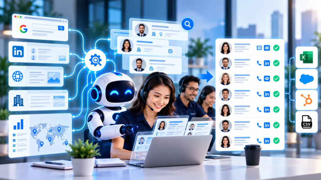 B2B Prospect Research & Lead List Building