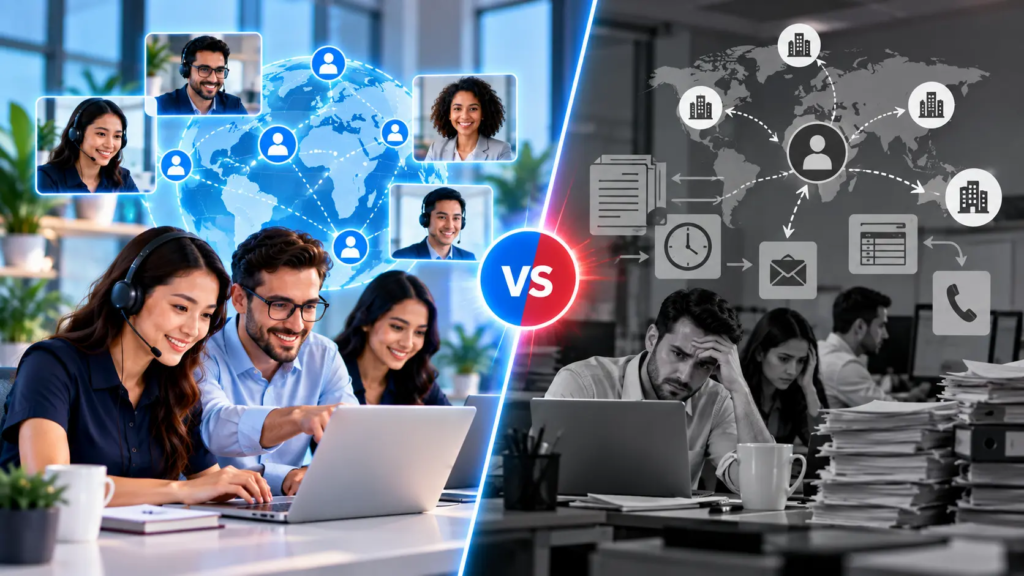 Remote Staffing vs. Traditional Outsourcing
